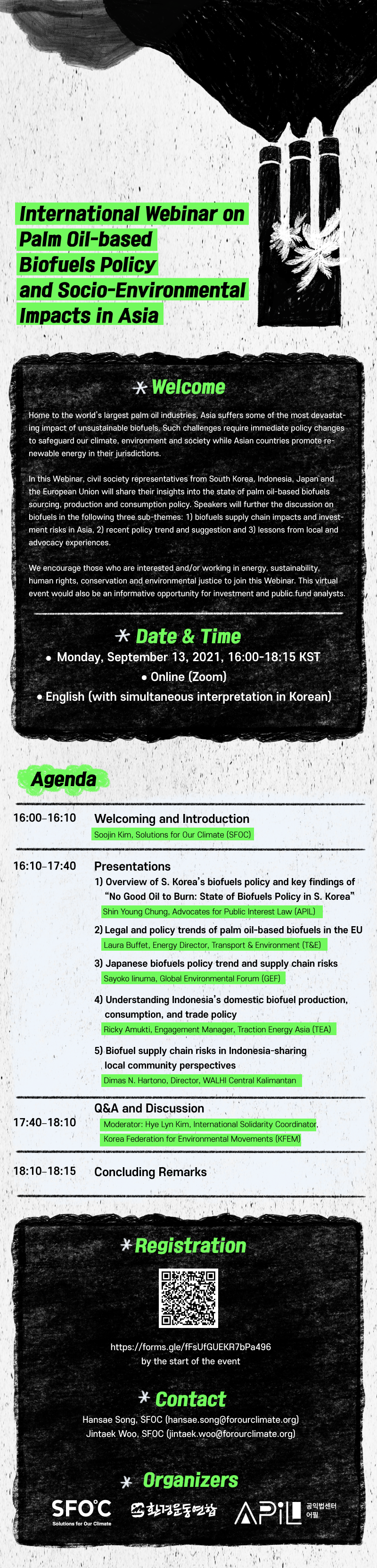 [Webniar] Sep 13th, Palm Oil based Biofuels Policy and Socio-Environmental Impacts in Asia_1