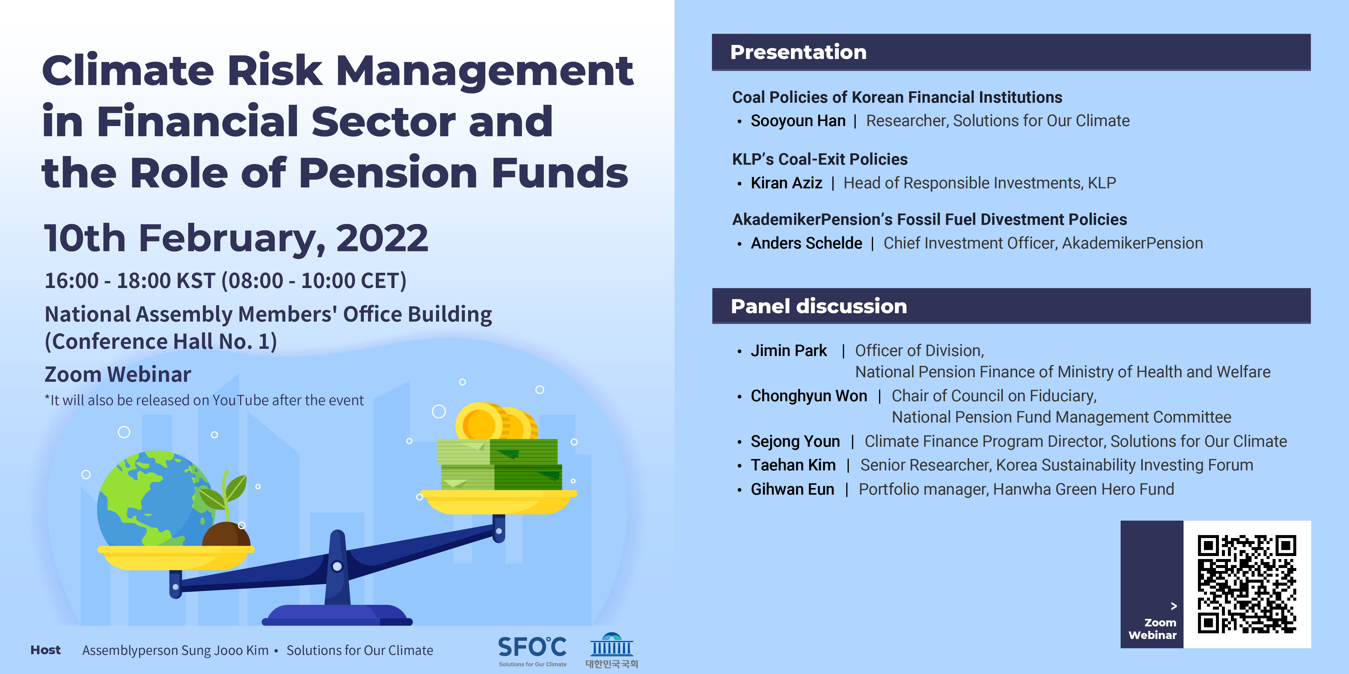 Climate Risk Management in Financial Sector and the Role of Pension Funds