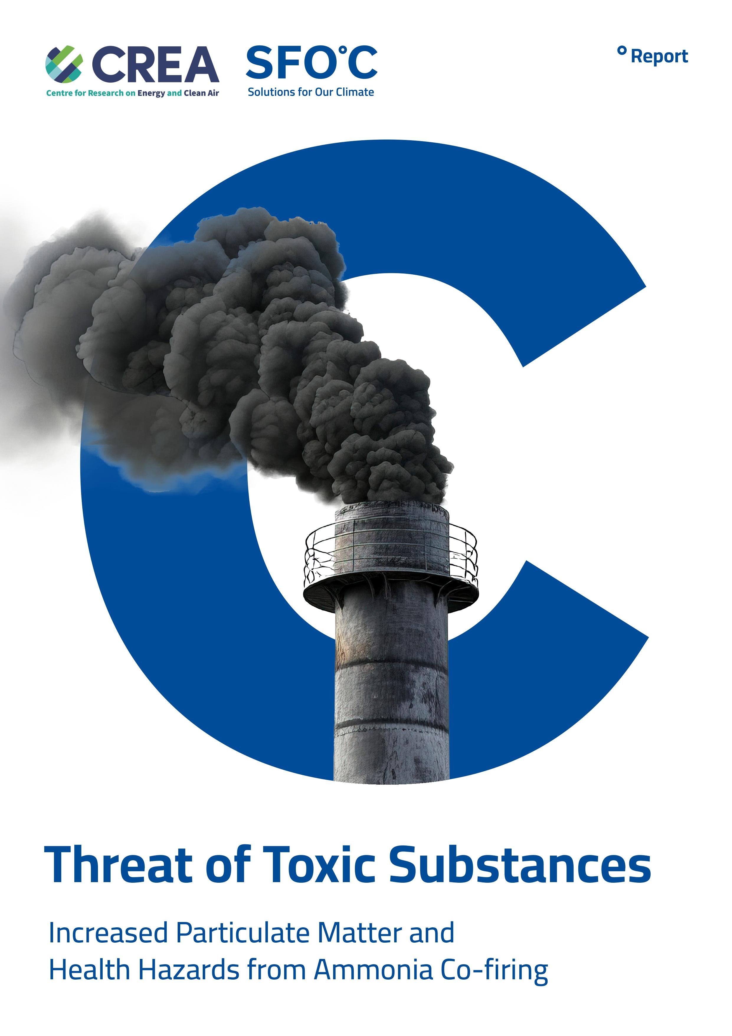 Threat of Toxic Substances: Increased Particulate Matter and Health Hazards from Ammonia Co-firing