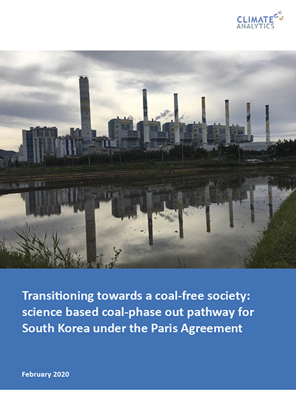 Transitioning towards a coal-free society: science-based coal phase-out pathway for South Korea under the Paris Agreement
